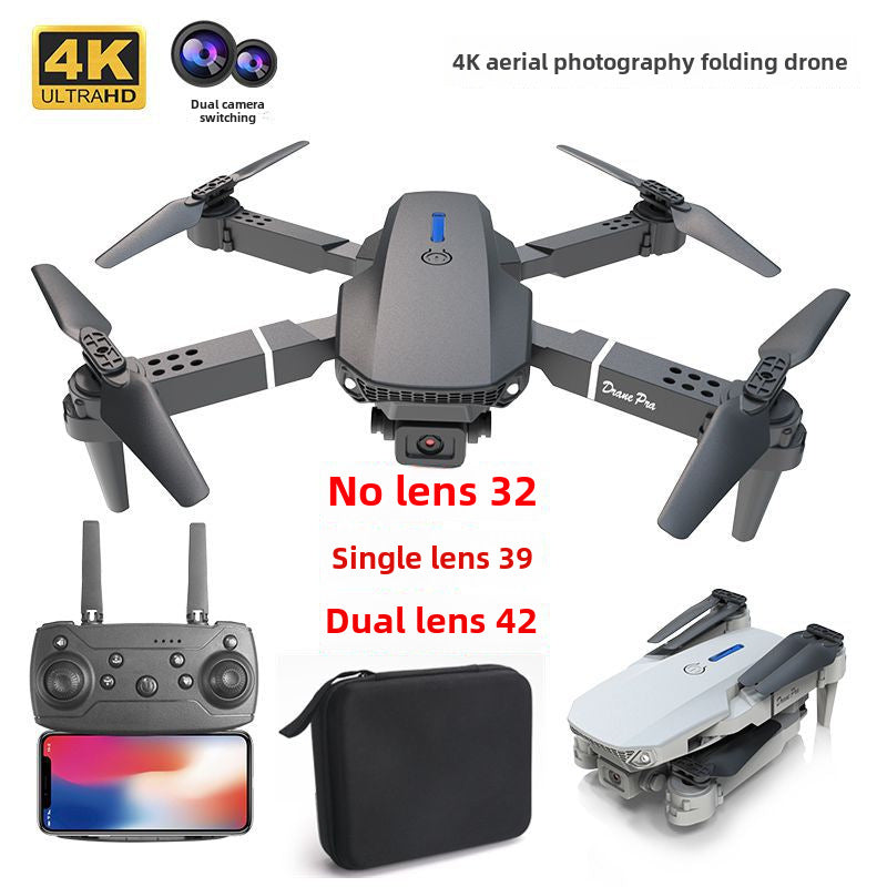 Cross-border E88PRO UAV Folding HD Aerial Photography 4k Dual Camera Long Endurance Fixed Altitude Aircraft Male RC Aircraft