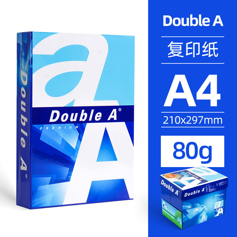 Double A copy paper, A4 printer paper, canary copy paper, copy paper, blue morning light stationery, Asia Symbol A5