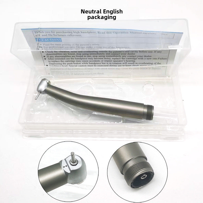 Dental handpiece press type four-hole two-hole turbine bearing fast oral material dental drill dental high-speed handpiece