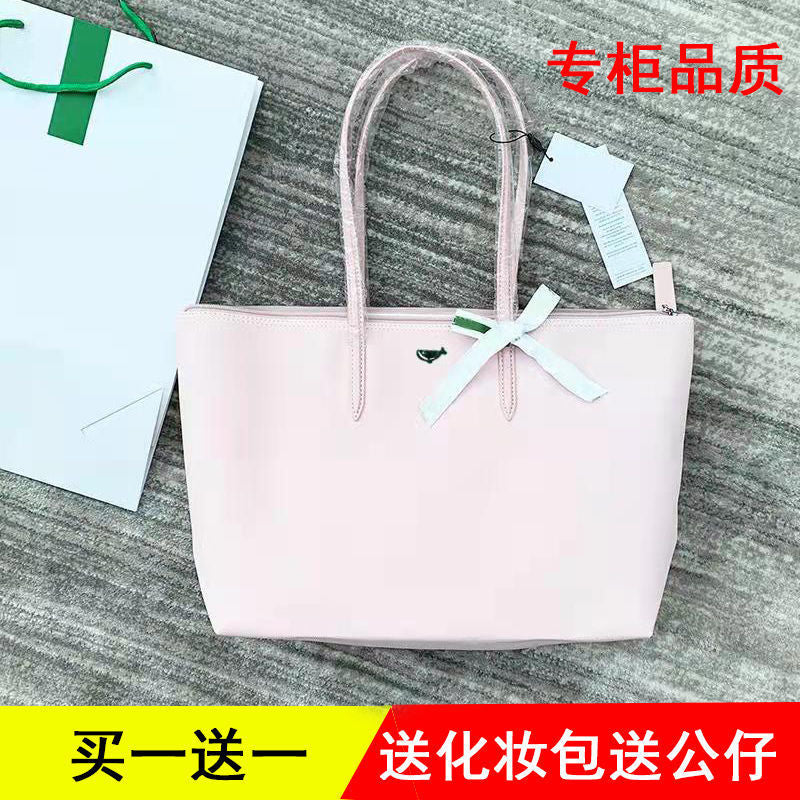 France crocodile tote bag foreign trade crocodile bag bag shopping bag hand-held schoolgirl shoulder bag class commuter bag