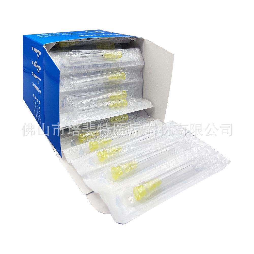 Dental Dental Materials Disposable Root Canal Irrigation Needles Bilateral Open Hole Needle Delivery Heads Individually Packaged