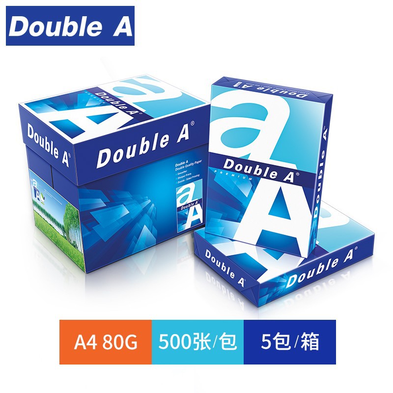 DoubleA Daboer A4A3 Printing Paper Copy Paper 70g Office 500 Sheets 80g Smooth Double A Thickened FCL