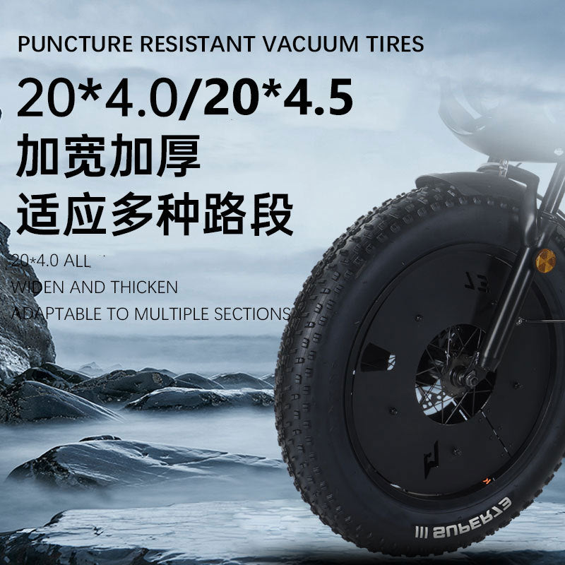 Export SUPER73 RX Black Samurai snowmobile, wide tire star, the same off-road electric pedal bike, supports modification