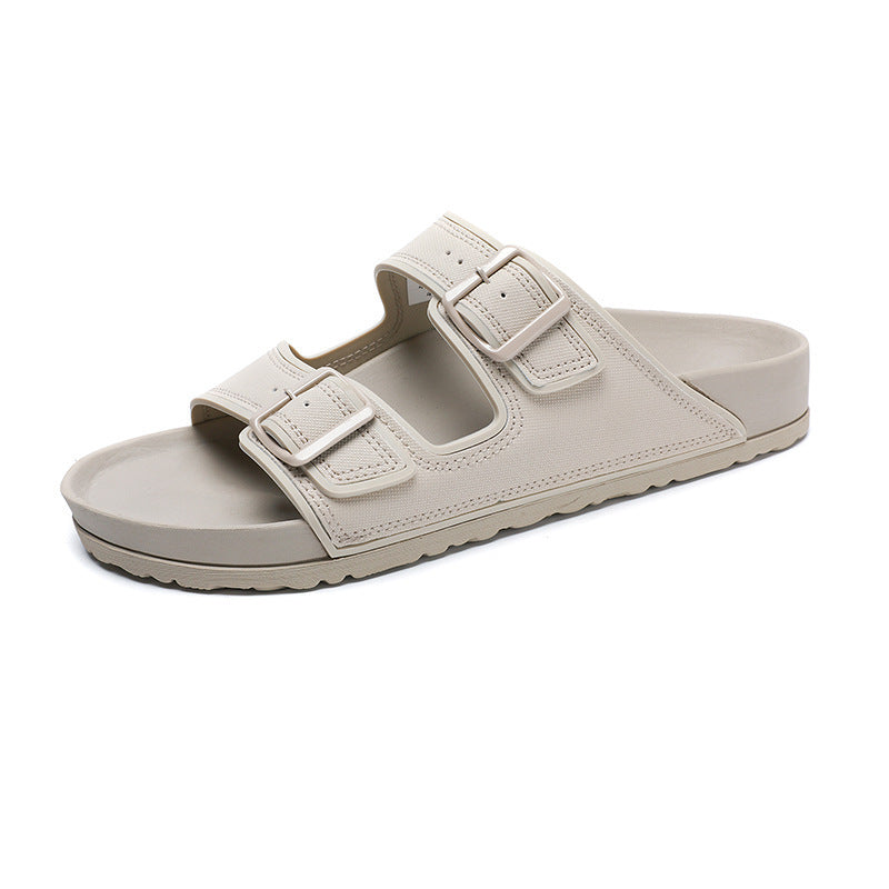 In summer, the new sandals for wearing out of the beach, men's flip-flops, men's trendy personality, and versatile outdoor Korean couples' sandals