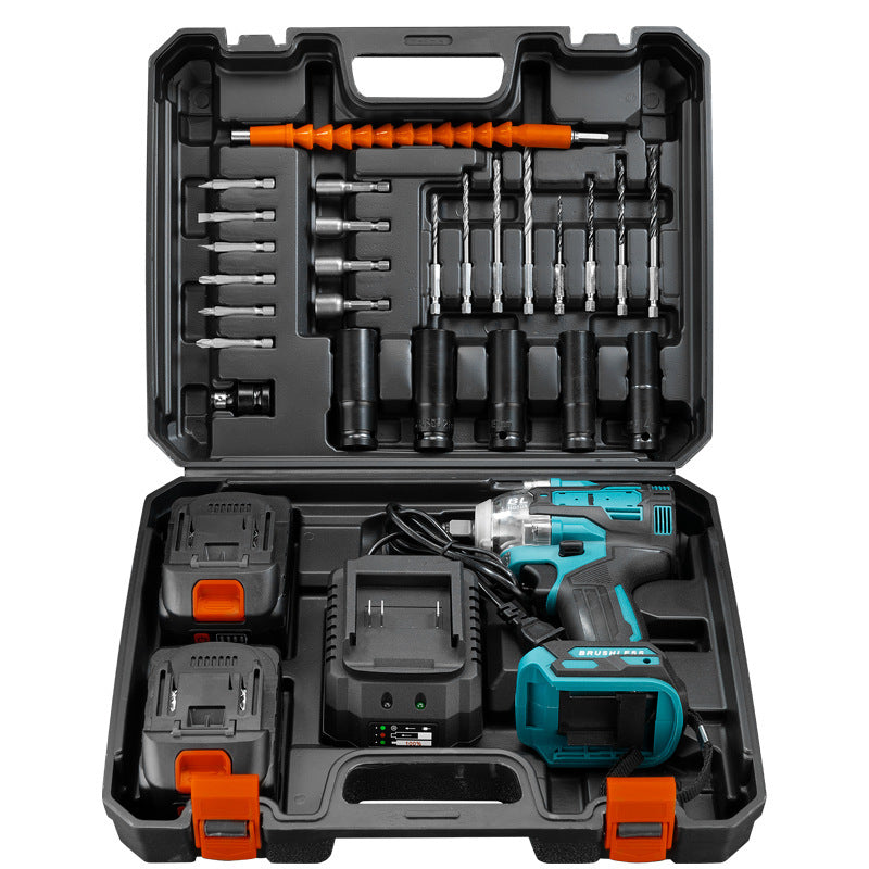 Multi-functional lithium battery tool set, Makita power tool set four-piece set, industrial-grade lithium battery five-piece set