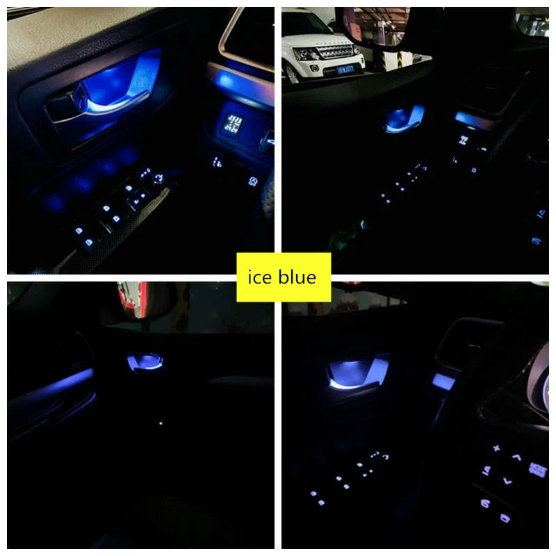 2014-2018 RAV4 Door Bowl Lamp Ambient Lighting Ambient Lighting LED Modification Special Atmosphere Ice Blue