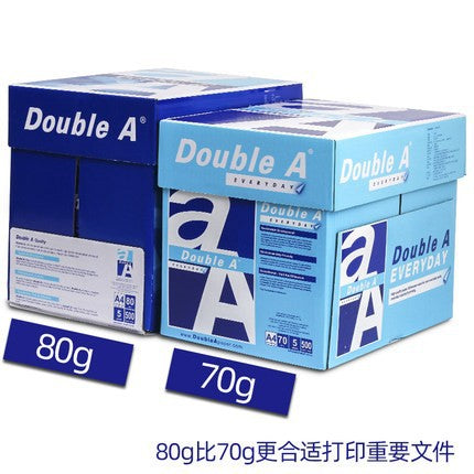 DoubleAa4 Printing Paper Wholesale 80g 500 Sheets Copy Paper FCL A3 80g Office Paper White Paper Drawing Paper