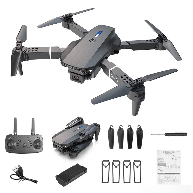 Cross-border E88PRO UAV Folding HD Aerial Photography 4k Dual Camera Long Endurance Fixed Altitude Aircraft Male RC Aircraft