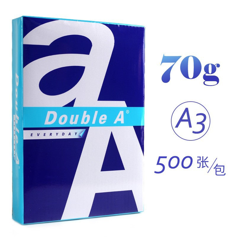 DoubleA Daboer A4A3 Printing Paper Copy Paper 70g Office 500 Sheets 80g Smooth Double A Thickened FCL