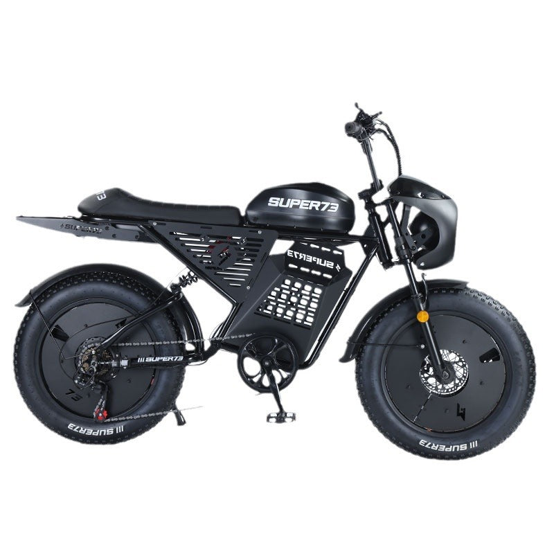 Export SUPER73 RX Black Samurai snowmobile, wide tire star, the same off-road electric pedal bike, supports modification