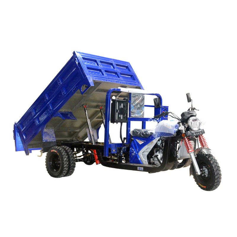 Fuel three-wheeled motorcycle, five-wheeled motorcycle, water-cooled self-unloading heavy king, climbing king, and powerful power