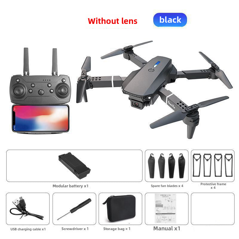 Cross-border E88PRO UAV Folding HD Aerial Photography 4k Dual Camera Long Endurance Fixed Altitude Aircraft Male RC Aircraft