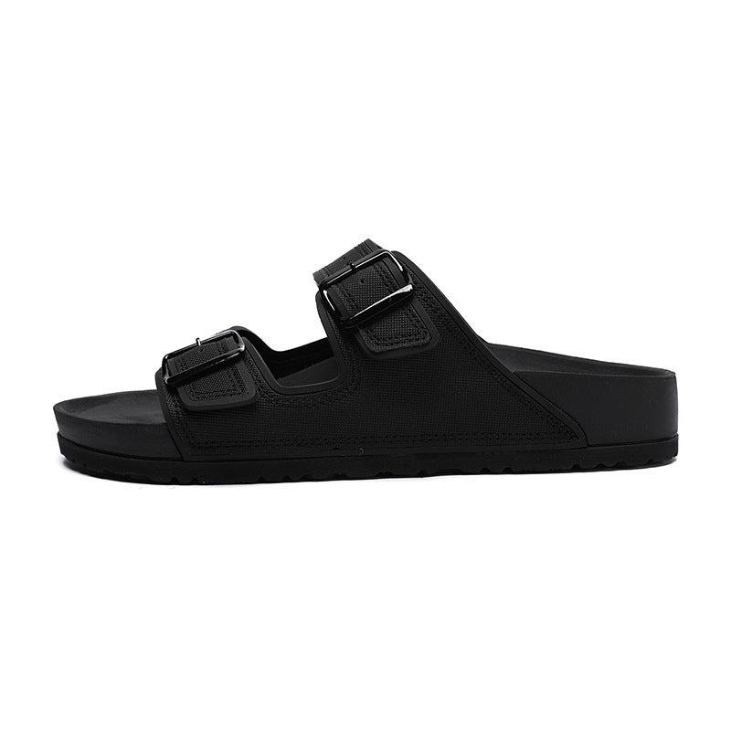 In summer, the new sandals for wearing out of the beach, men's flip-flops, men's trendy personality, and versatile outdoor Korean couples' sandals