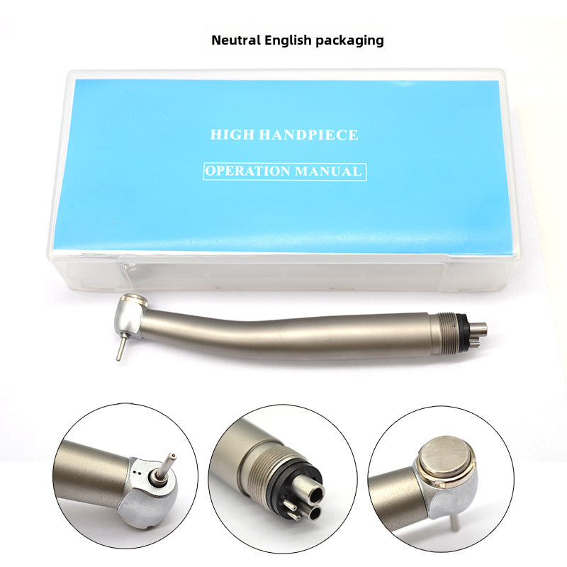 Dental handpiece press type four-hole two-hole turbine bearing fast oral material dental drill dental high-speed handpiece