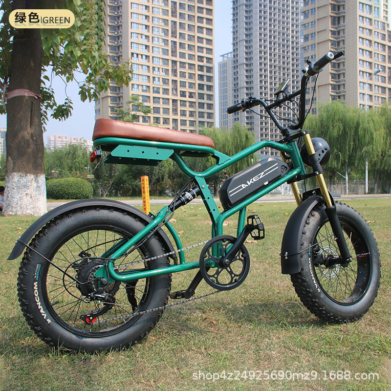 Retro 20 inch thick wheel bike off-road assist mountain bike