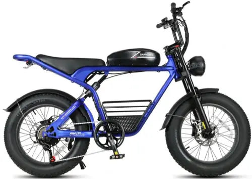 Samebike M20 Bike Mountain Moped Ebike 20"*4.0 Fat Tire 1000W 48V16AH Mens Road EBike For Adult E Bike