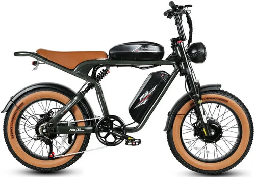 Samebike M20 Bike Mountain Moped Ebike 20"*4.0 Fat Tire 1000W 48V16AH Mens Road EBike For Adult E Bike