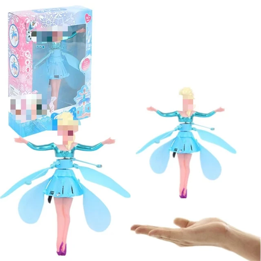 Little Princess Rotating Luminous Helicopter Doll Dancing Plane Gesture Induction Flying Toy Christmas Gift Holiday Gift